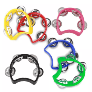 Pandeiro Infantil Meia Lua colorido