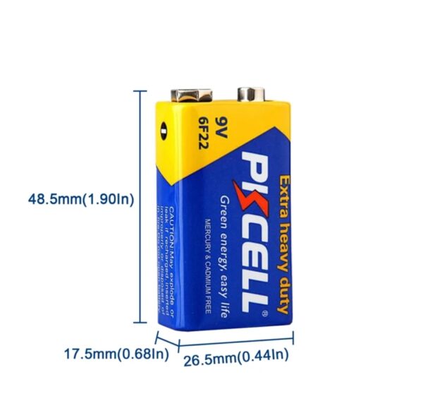 Bateria 9V super resistente