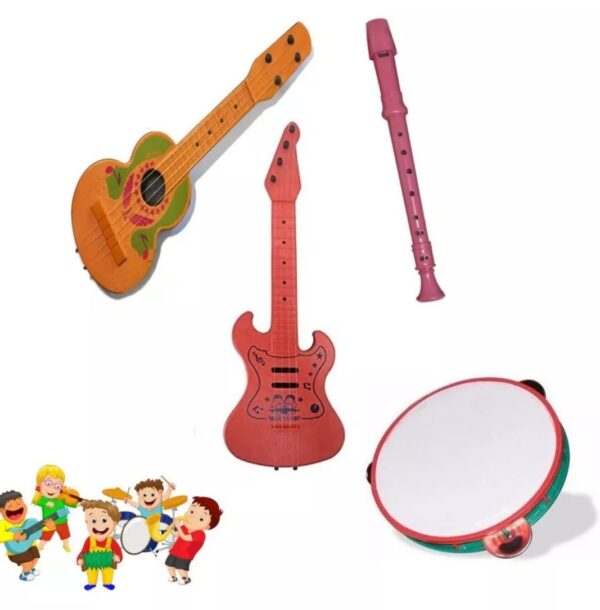 Kit Instrumentos Musicais Infantil